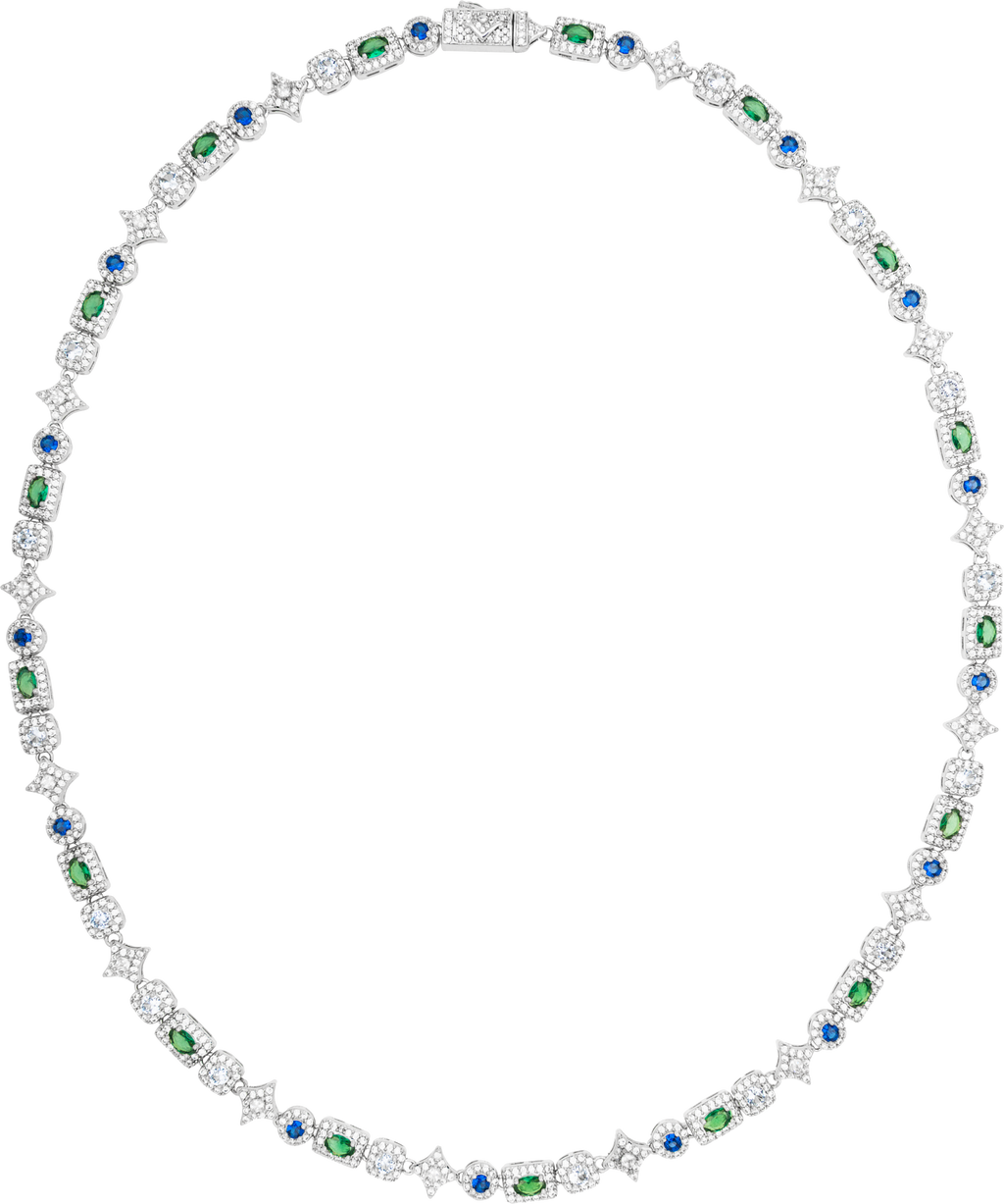 Collar Lumina Colors Silver