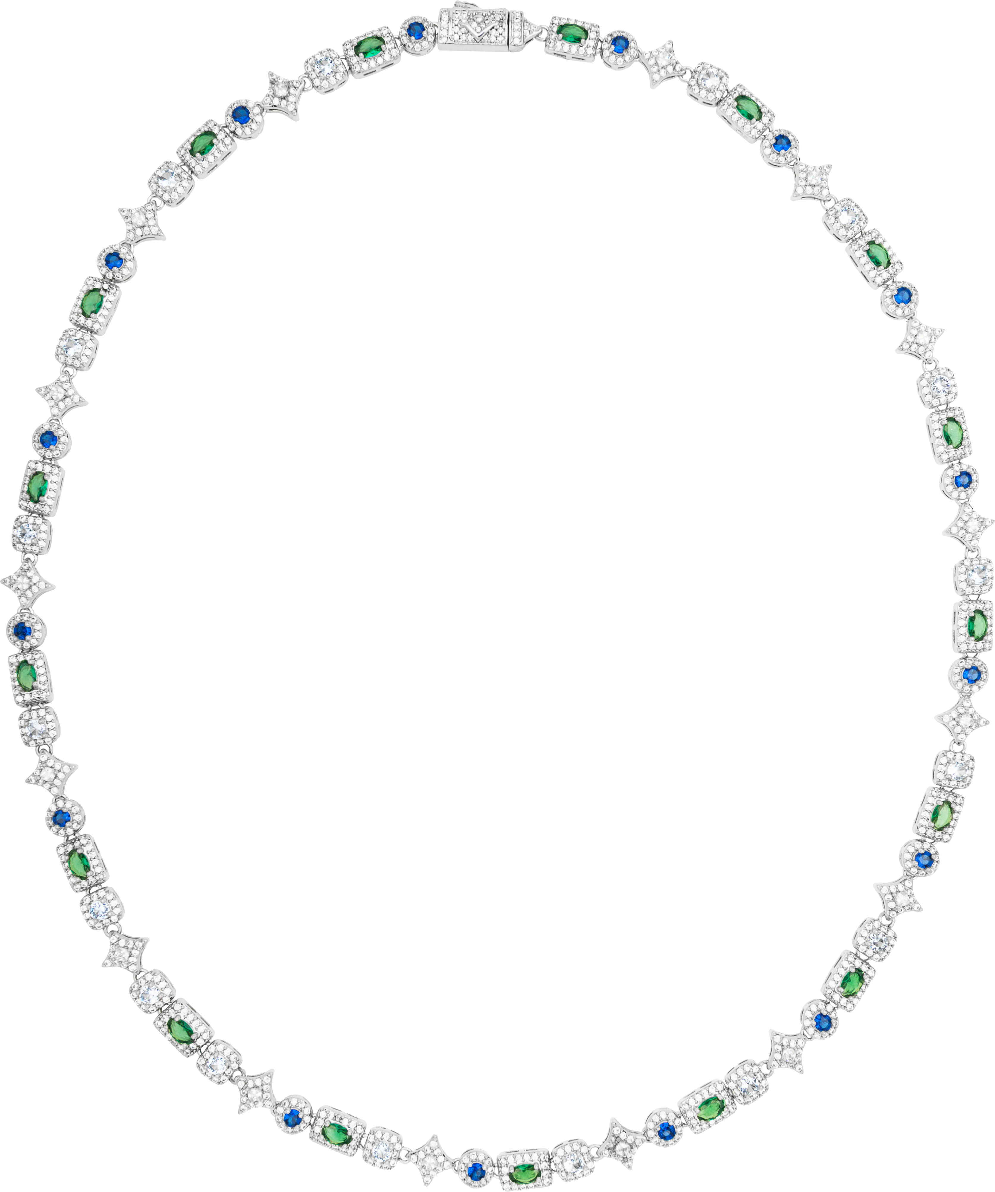 Collar Lumina Colors Silver