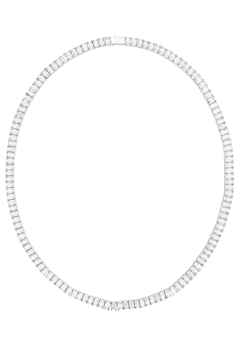 Collar Lumina Tennis Cube Silver