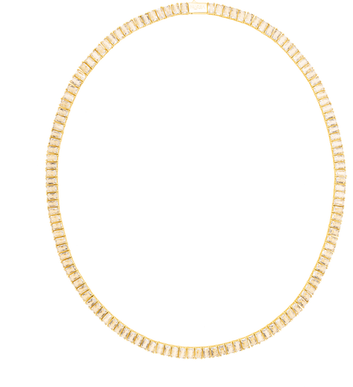 Collar Lumina Tennis Cube Gold