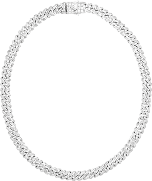 Collar Lumina Cuban Silver