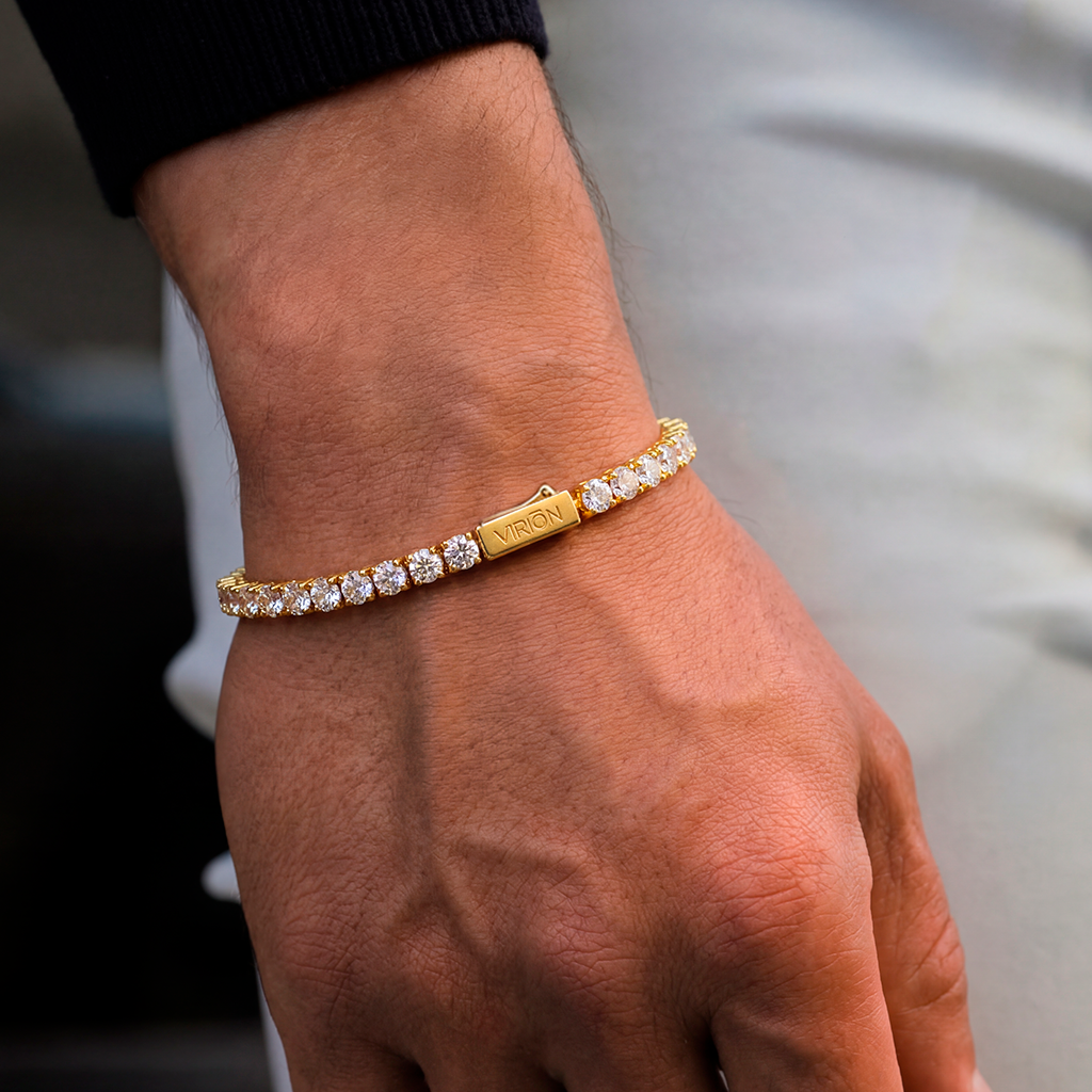 Pulsera Lumina Tennis Gold