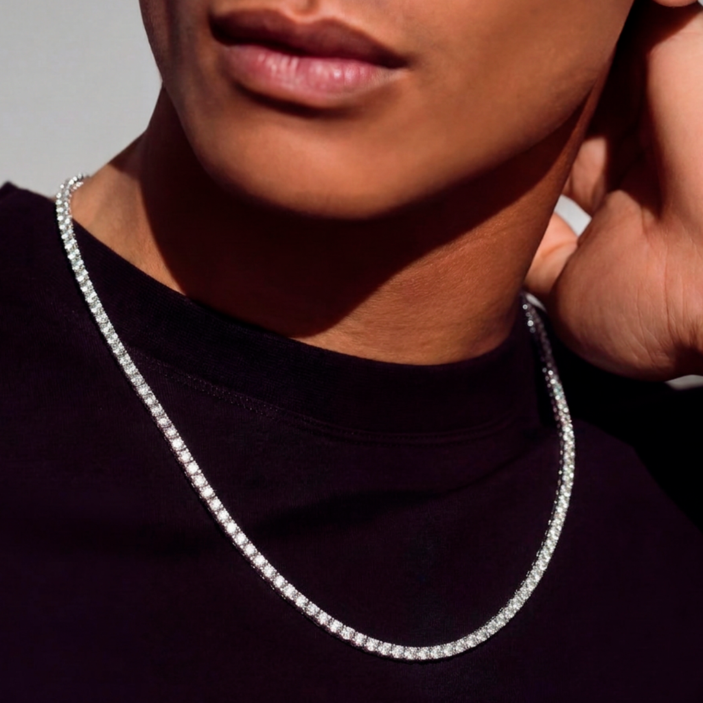 Collar Lumina Tennis Silver