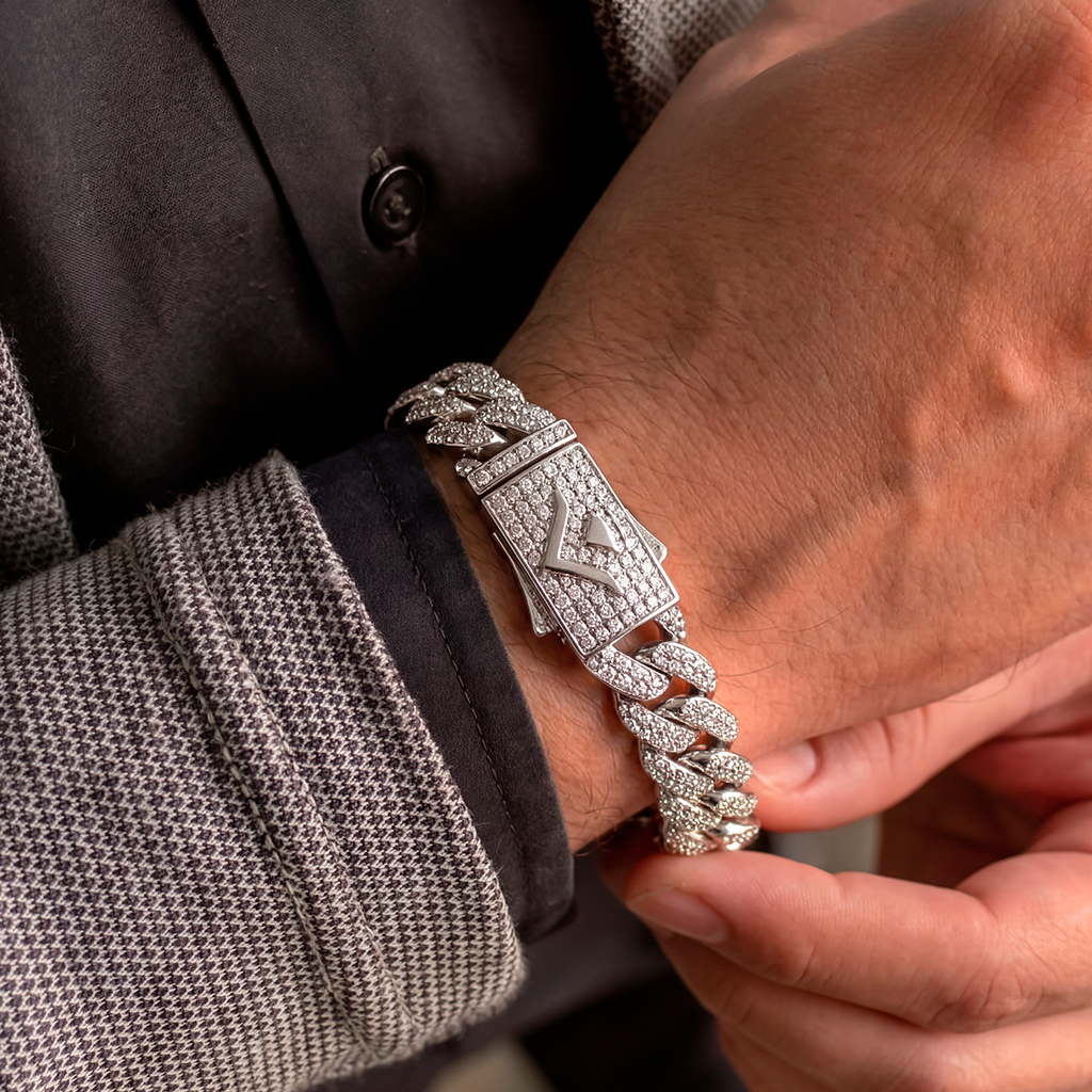 Pulsera Lumina Cuban Silver