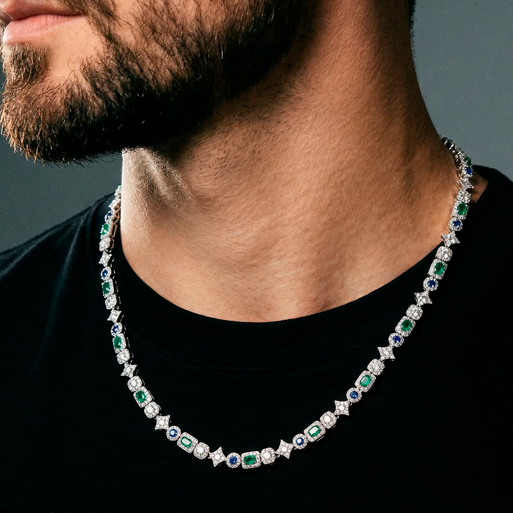 Collar Lumina Colors Silver