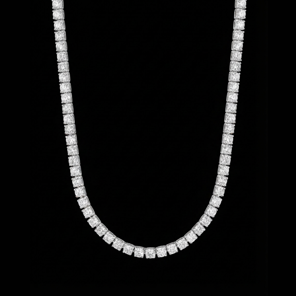 Collar Lumina Tennis Silver