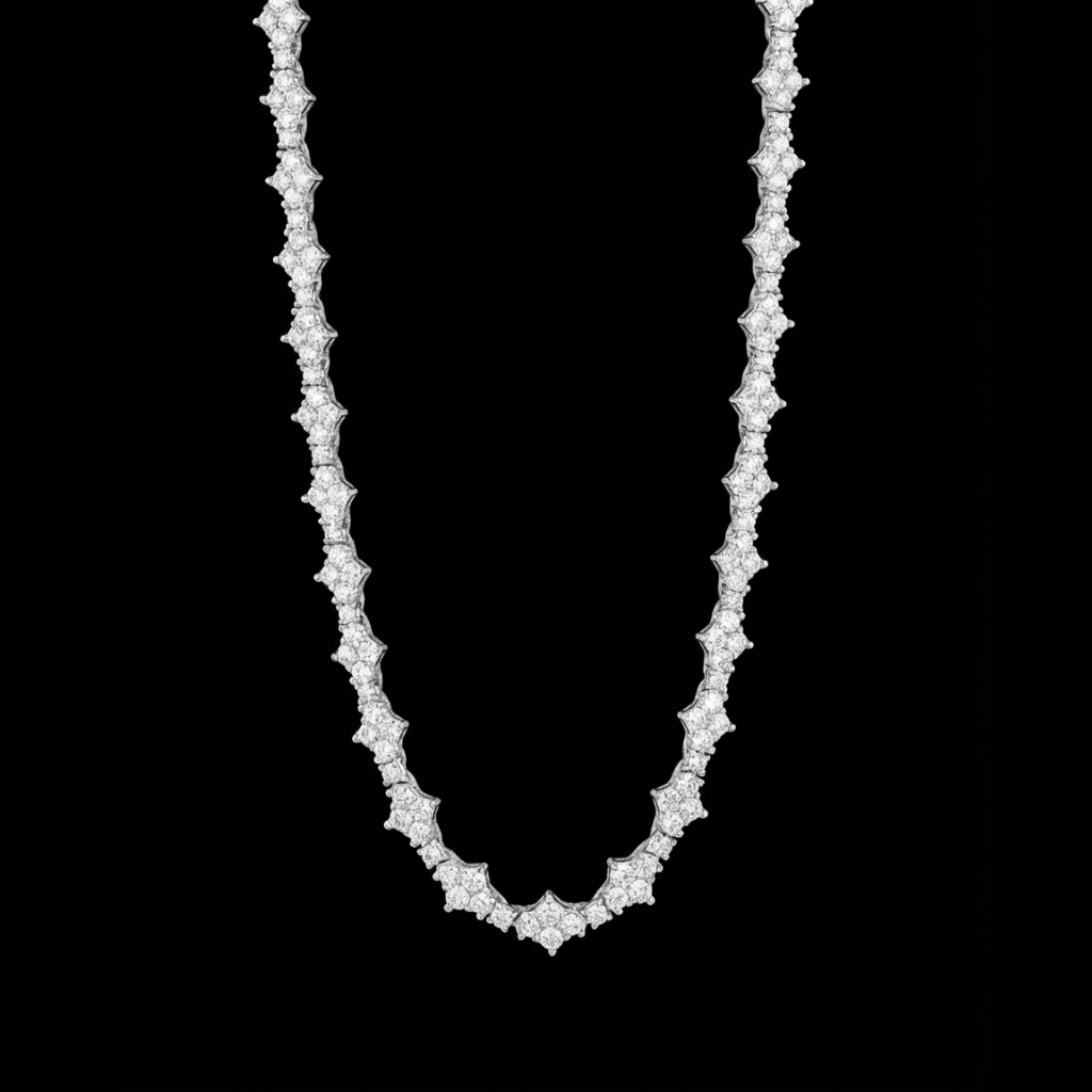 Collar Lumina Multi-stone Silver