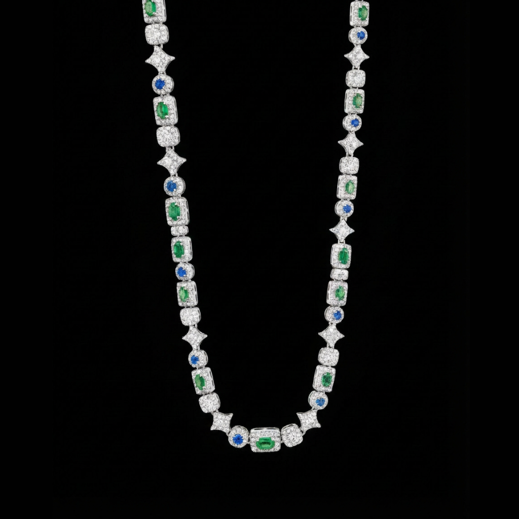Collar Lumina Colors Silver
