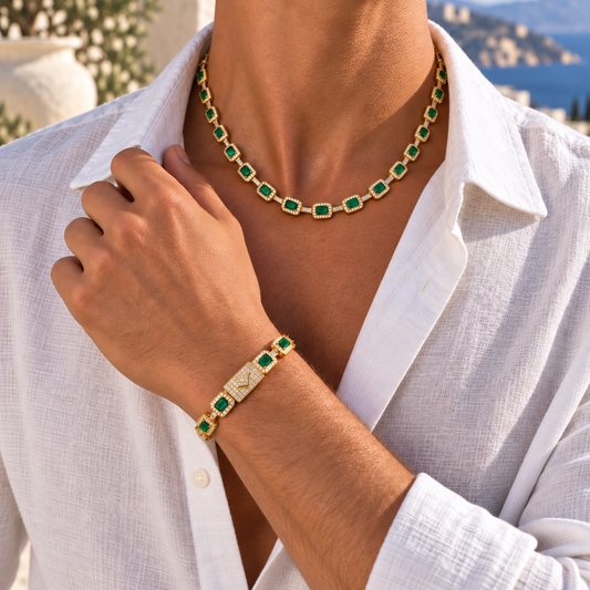 Conjunto Emerald Gold