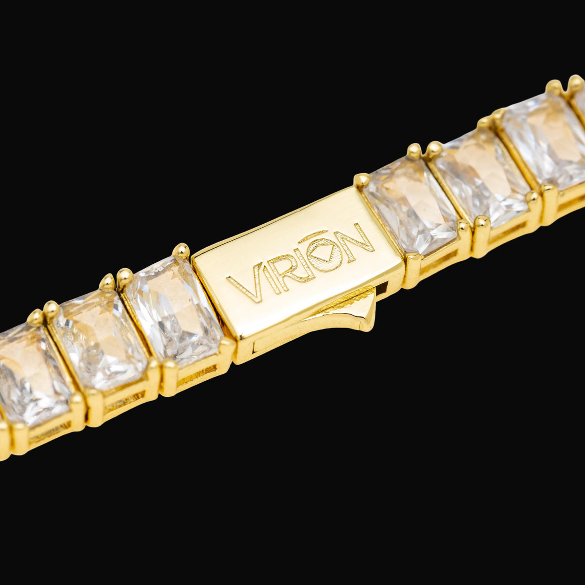 Collar Lumina Tennis Cube Gold