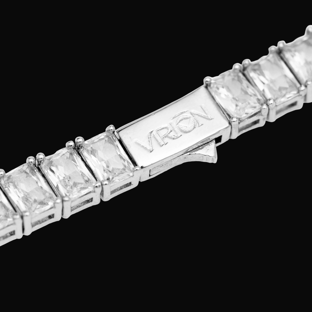 Collar Lumina Tennis Cube Silver
