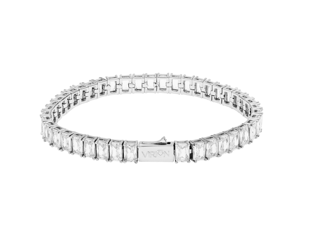 Pulsera Lumina Tennis Cube Silver