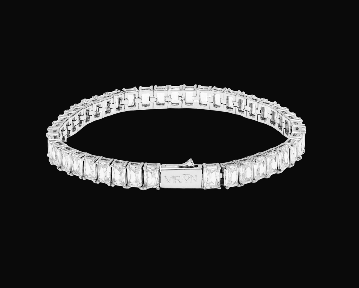 Pulsera Lumina Tennis Cube Silver