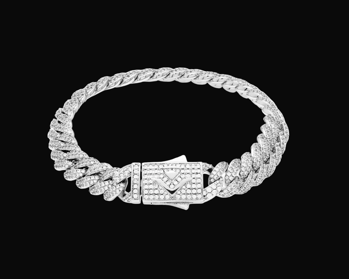 Pulsera Lumina Cuban Silver