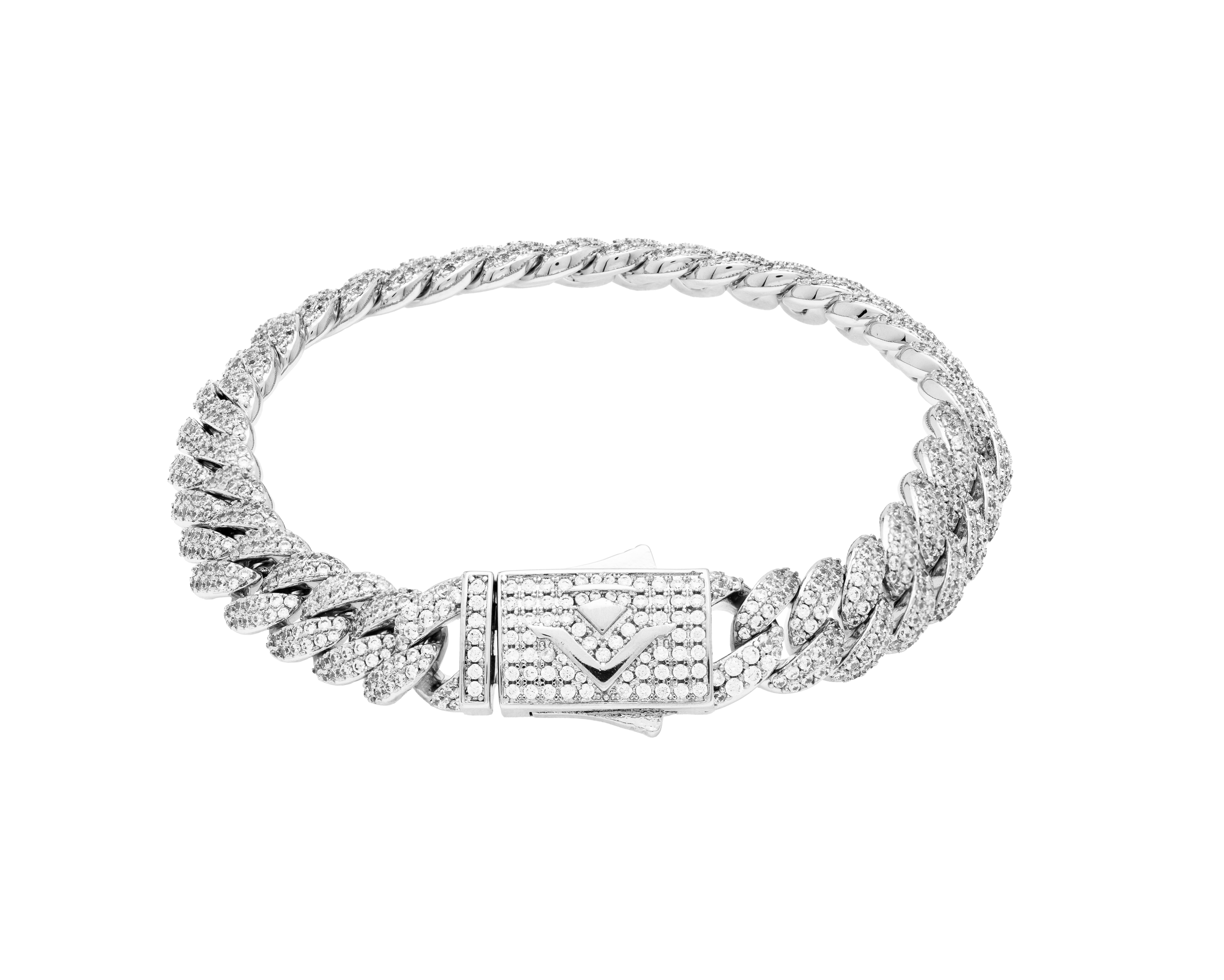 Pulsera Lumina Cuban Silver